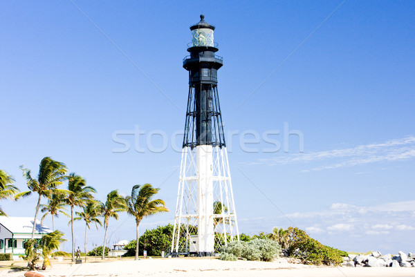 Hillsboro Lighthouse, Pompano Beach, Florida, USA Stock photo © phbcz