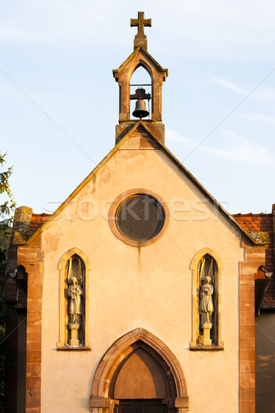 chapel near Ortenbourg, Alsace, France Stock photo © phbcz