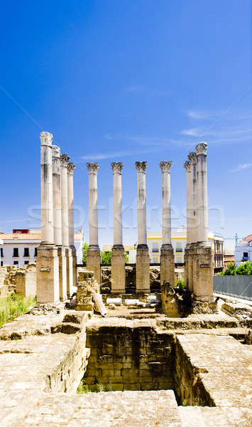 Roman temple, Cordoba, Andalusia, Spain Stock photo © phbcz