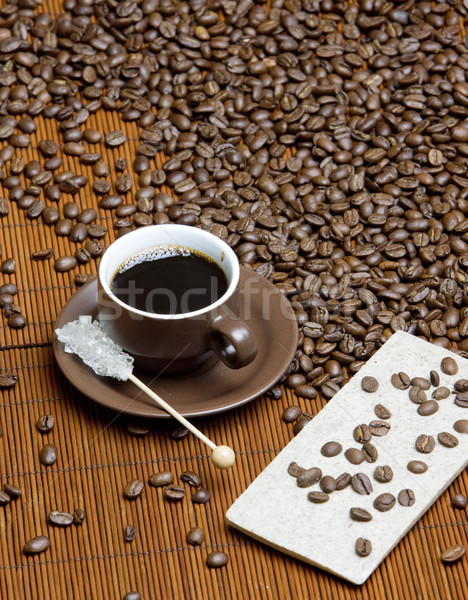 coffee with sugar Stock photo © phbcz