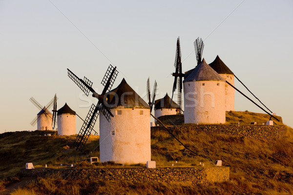 windmills, Consuegra, Castile-La Mancha, Spain Stock photo © phbcz