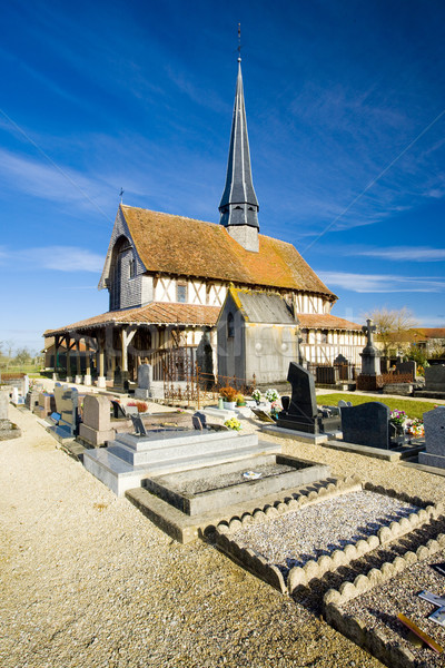 church in Bailly-le-Franc, Champagne, France Stock photo © phbcz