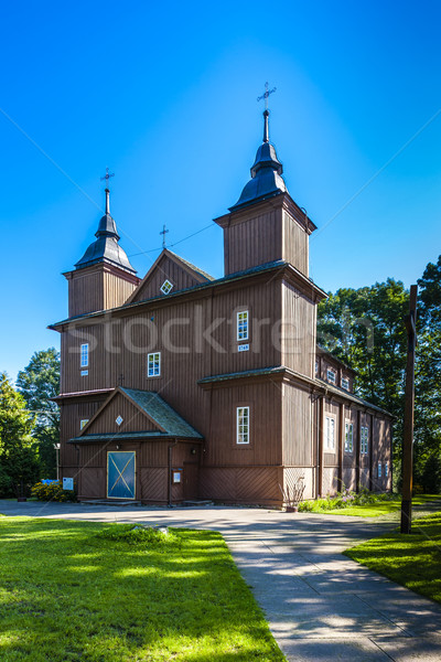 Católico iglesia Polonia edificio historia Foto stock © phbcz
