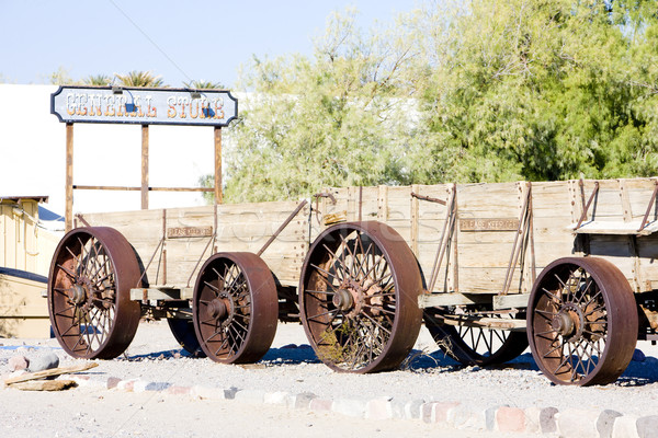 old cart, Furnace Creek, Death Valley National Park, California, Stock photo © phbcz