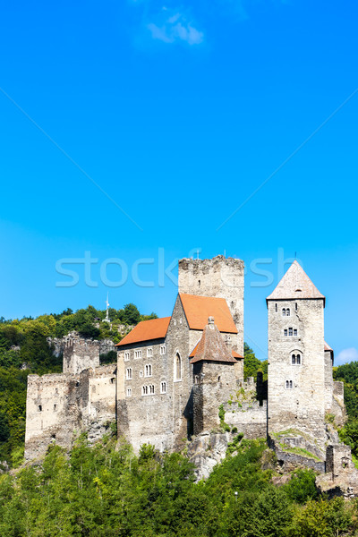 Stockfoto: Kasteel · verlagen · Oostenrijk · architectuur · Europa