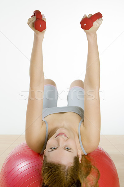 exercising woman Stock photo © phbcz