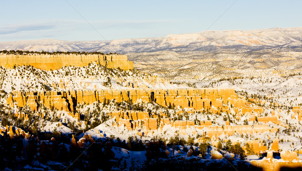 Stock fotó: Kanyon · park · tél · Utah · USA · tájkép