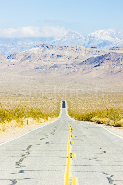 Stock photo: road, Death Valley National Park, California, USA