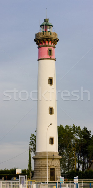 Stock photo: lighthouse, Ouistreham, Normandy, France