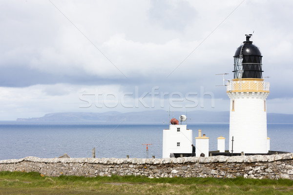 Dunnet Head Lighthouse with Orkney in the background, Highlands, Stock photo © phbcz