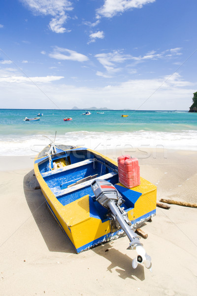 fishing boat, Sauteurs Bay, Grenada Stock photo © phbcz