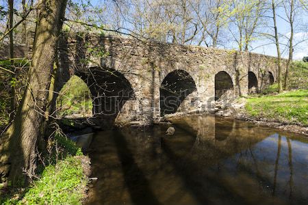 ストックフォト: バロック · 橋 · チェコ共和国 · 水 · 旅行 · アーキテクチャ