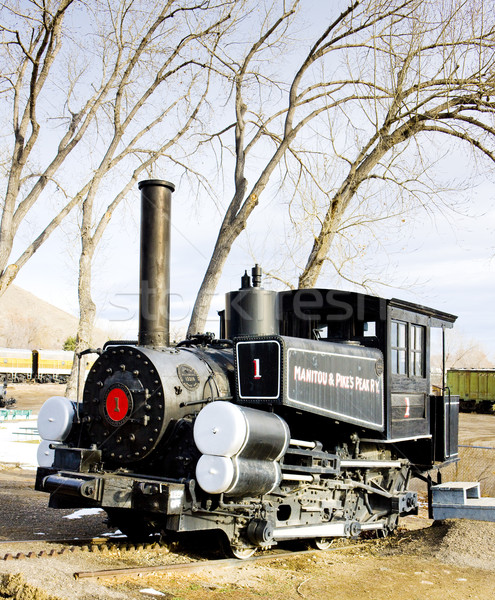 幹 機関車 コロラド州 鉄道 博物館 米国 ストックフォト © phbcz