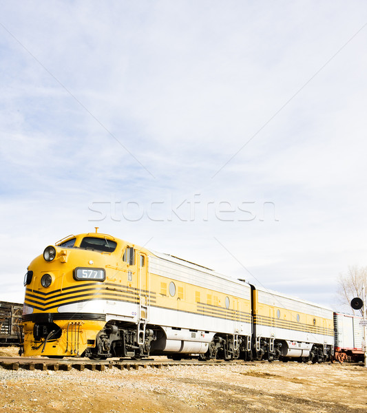 柴油機 機車 美國科羅拉多州 鐵路 博物館 美國 商業照片 © phbcz