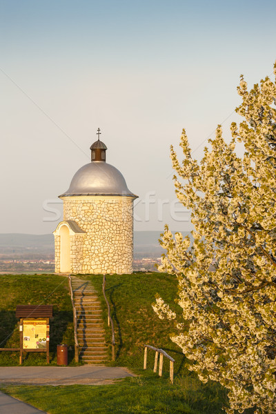 Stock photo: chapel near Velke Bilovice, Czech Republic
