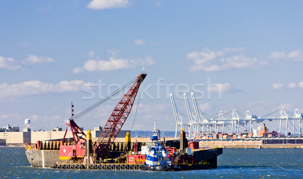 port in Upper New York Bay, USA Stock photo © phbcz