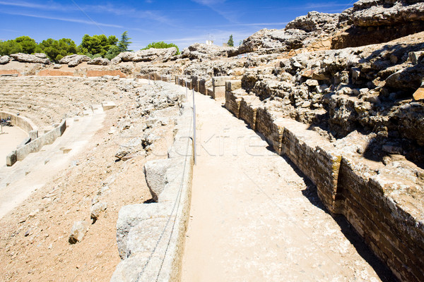 Roman Theatre, Merida, Badajoz Province, Extremadura, Spain Stock photo © phbcz