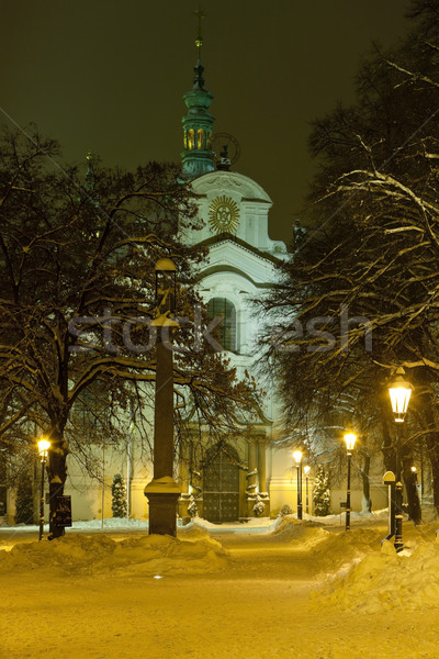 Church of Assumption, Prague, Czech Republic Stock photo © phbcz
