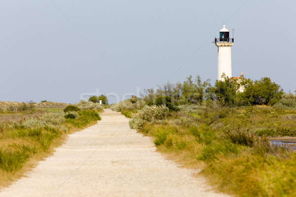 Gacholle lighthouse, Parc Regional de Camargue, Provence, France Stock photo © phbcz