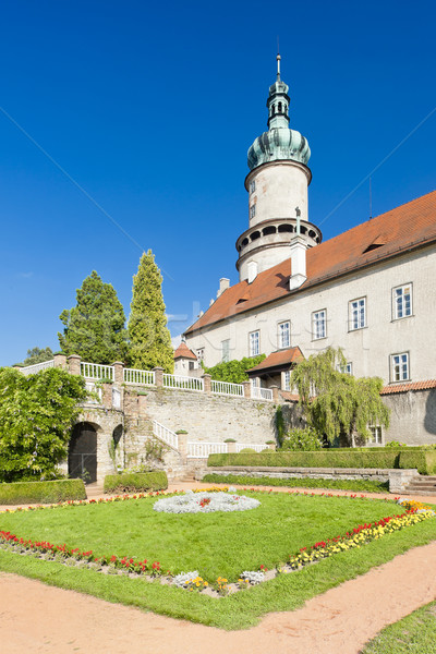 Castle of Nove Mesto nad Metuji with garden, Czech Republic Stock photo © phbcz