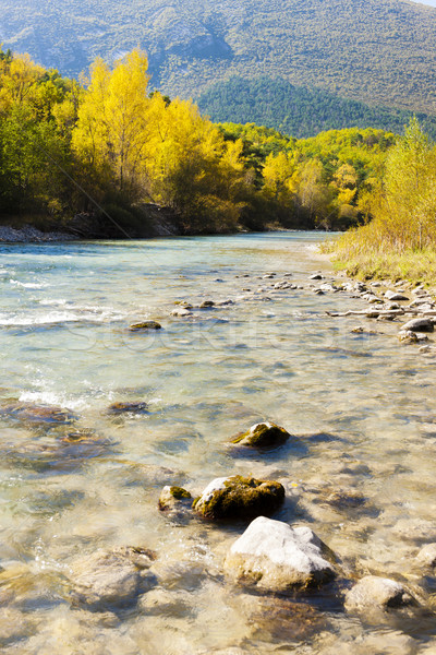 valley of river Verdon in autumn, Provence, France Stock photo © phbcz