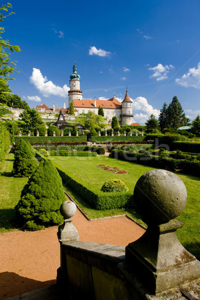 Castle of Nove Mesto nad Metuji with garden, Czech Republic Stock photo © phbcz