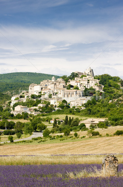 Simiane-la-Rotonde, Provence, France Stock photo © phbcz