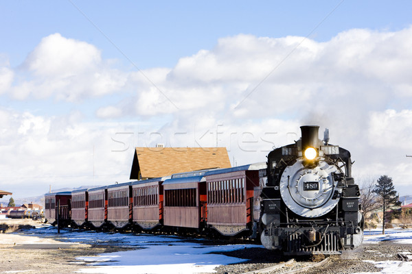 Keskeny kaliber vasút Colorado USA utazás Stock fotó © phbcz