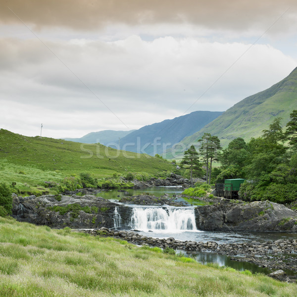 Irlandia wody podróży rzeki krajobrazy spadek Zdjęcia stock © phbcz