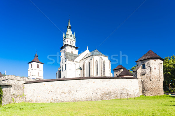 Castillo iglesia Eslovaquia edificio pared Foto stock © phbcz