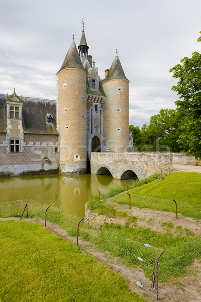 Chateau du Moulin, Lassay-sur-Croisne, Centre, France Stock photo © phbcz