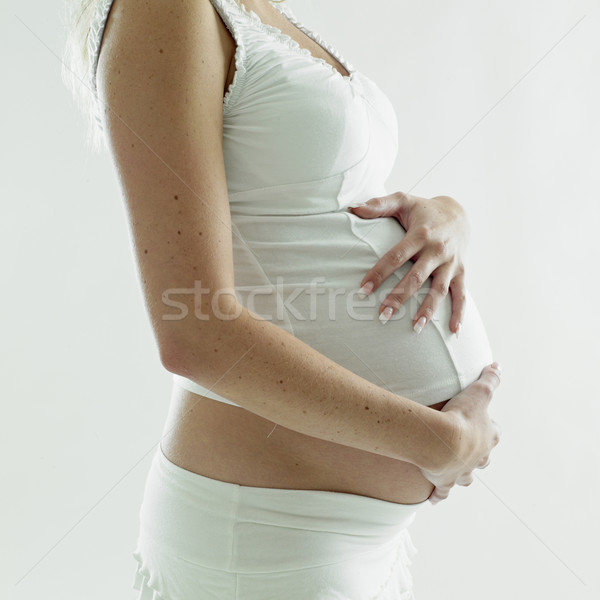 pregnat woman Stock photo © phbcz
