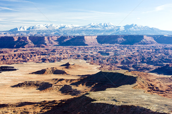 Park Utah USA tájkép hegyek kövek Stock fotó © phbcz