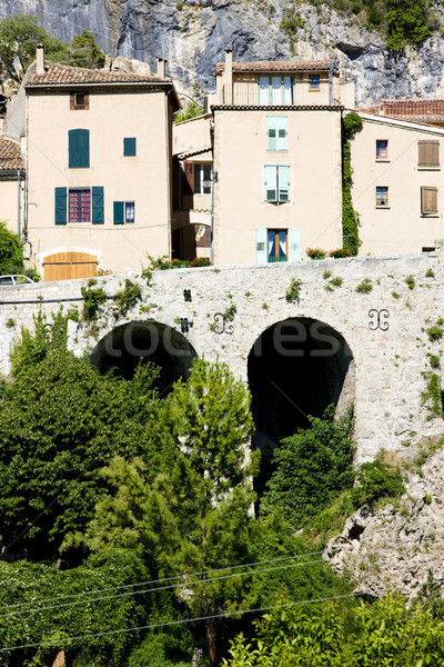 Moustiers Sainte Marie, Alpes-de-Haute-Provence Departement, Fra Stock photo © phbcz