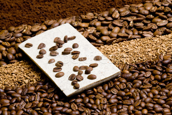 coffee with coffee chocolate Stock photo © phbcz