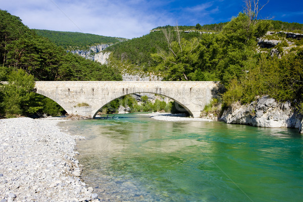 Carejuan Bridge, Verdon Gorge, Provence, France Stock photo © phbcz
