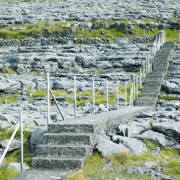 stairs, Black Head, County Clare, Ireland Stock photo © phbcz