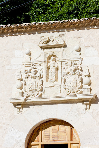 close up of church in Cuenca, Castile-La Mancha, Spain Stock photo © phbcz