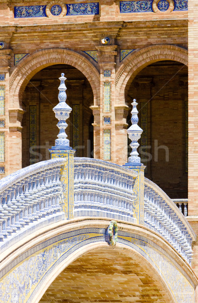 Espanhol praça Espanha edifício arquitetura história Foto stock © phbcz