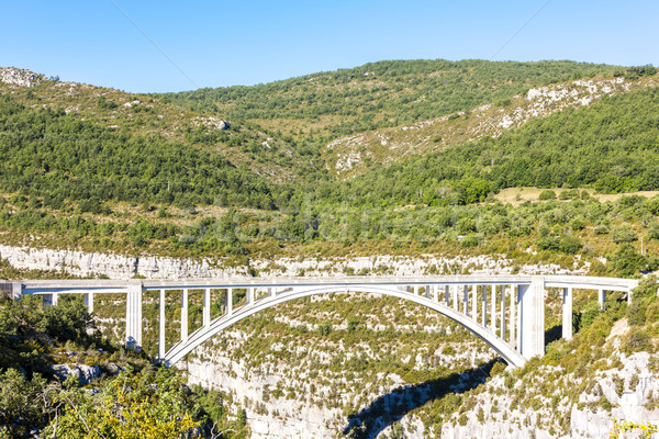 Pont de l'Artuby, Verdon Gorge, Provence, France Stock photo © phbcz
