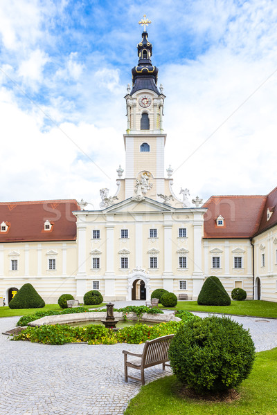 Сток-фото: монастырь · саду · снизить · Австрия · архитектура · Европа