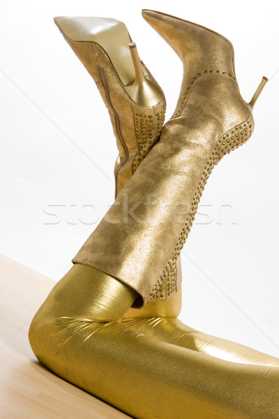 golden boots Stock photo © phbcz