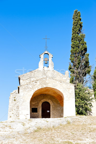 Chapel St. Sixte near Eygalieres, Provence, France Stock photo © phbcz