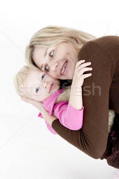 肖像 母親 娘 女性 子 ストックフォト © phbcz