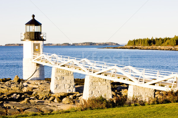 Marshall Point Lighthouse, Maine, USA Stock photo © phbcz