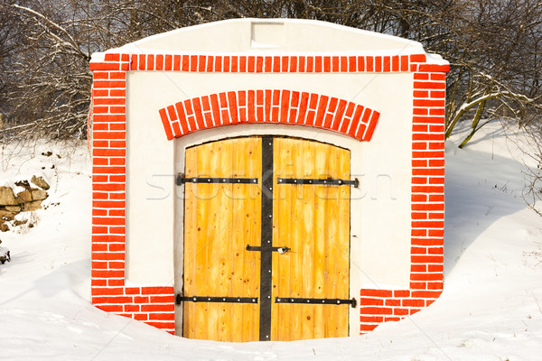 Stock photo: wine cellar, Hnanice, Czech Republic