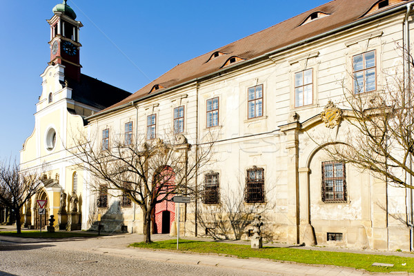 monastery's church of Virgin Mary assumption and benedictine mon Stock photo © phbcz