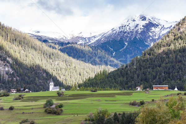 Alps landscape near Filisur, canton Graubunden, Switzerland Stock photo © phbcz