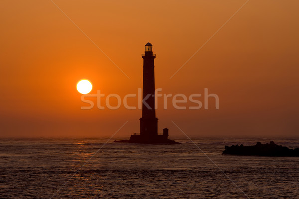 lighthouse, Cap de la Hague, Normandy, France Stock photo © phbcz