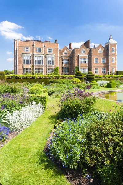 Hatfield House with garden, Hertfordshire, England Stock photo © phbcz